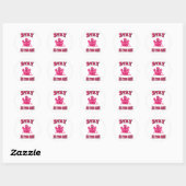 Sticker Rond Stay as (Feuille)