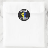 Sticker Rond Stay Strong (Sac)