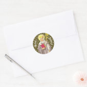 Sticker Rond Ste. Audrey (Etheldreda) (P 003) (Enveloppe)