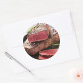 Sticker Rond steak de beef (Enveloppe)