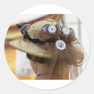 Sticker Rond Steampunk
