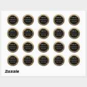 Sticker Rond Steampunk Victorian Gearwork Mariage (Feuille)