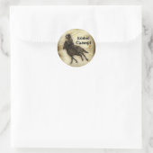 Sticker Rond Steer Roping Rodeo Cowboy (Sac)