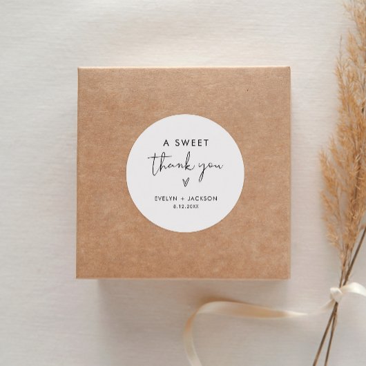 Sticker Rond STELLA Sweet Merci Favor 3" (feuille de 6)