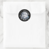 Sticker Rond STÉLLAR LUMENS Crypto Blockchain BULLRUN, XLM (Sac)