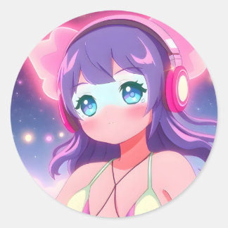 Sticker rond Stellargroove Ayumi #01