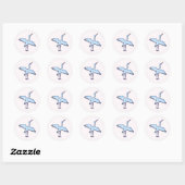 Sticker Rond Stellie Stork (Feuille)