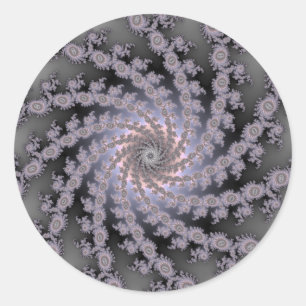 Sticker Rond Stephani Fractal