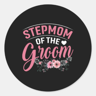Sticker Rond Stepmere De La Pièce Cadeaux Maman Mariée Mariage 