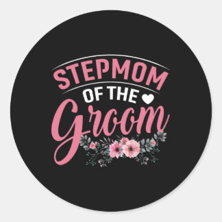Sticker Rond Stepmere De La Pièce Cadeaux Maman Mariée Mariage