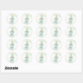 Sticker Rond Steven Universe | Graphique de caractères perles (Feuille)