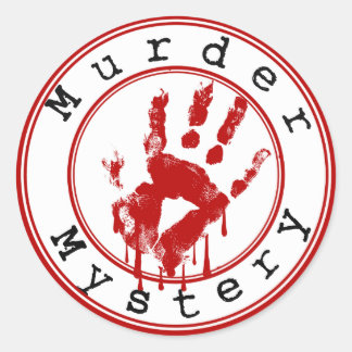 Sticker Rond Stick de couverture du livre rond Genre Mystery