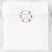 Sticker Rond Stick de fête d'anniversaire pour filles mignonne  (Sac)