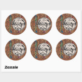 STICKER ROND STICK IT ! (Feuille)