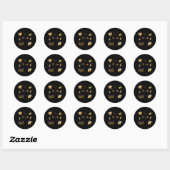 Sticker Rond Stick-Pack Cadeau Abee-Lover (Feuille)