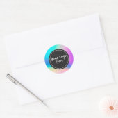 Sticker Rond Stick rond classique tendance Faux Holographique (Enveloppe)