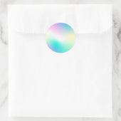 Sticker Rond Stick rond classique tendance Faux Holographique (Sac)