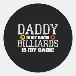 Sticker Rond Stick Stick Cueist Table Snooker Billard Po