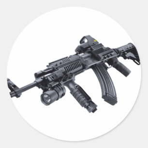 Sticker Rond Stick tactique AK-47 de l'EOTech contre le fusil d
