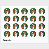 Sticker Rond Sticke rond classique Cavalier King Charles (Feuille)