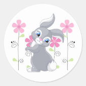 Sticker Rond Sticker-Bunny (Devant)