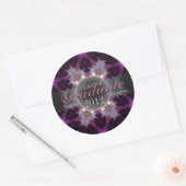 Sticker Rond Sticker-cadeau pour prix Eclipse rose (Enveloppe)