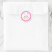 Sticker Rond Sticker/C'est une fille (Sac)