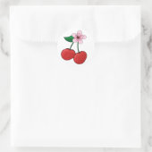 Sticker Rond Sticker-Cherry Fleur (Sac)
