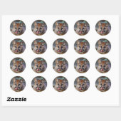 Sticker Rond Sticker-cougar-cub10x10 (Feuille)