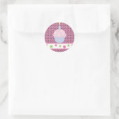 Sticker Rond Sticker/Cupcake (Sac)