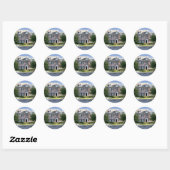 Sticker Rond Sticker- Design 2 (Feuille)