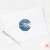 Sticker Rond Sticker-Dolphin Sumping (Enveloppe)