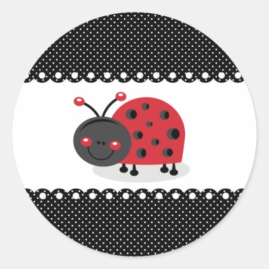 Sticker Rond Sticker/Lady Bug (Devant)