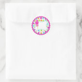Sticker Rond Sticker/Lollipop et points (Sac)
