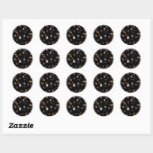 Sticker Rond Sticker-Philly Christmas (Feuille)