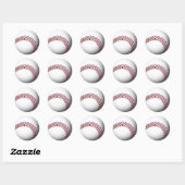 Sticker Rond Stickers/Baseball (Feuille)