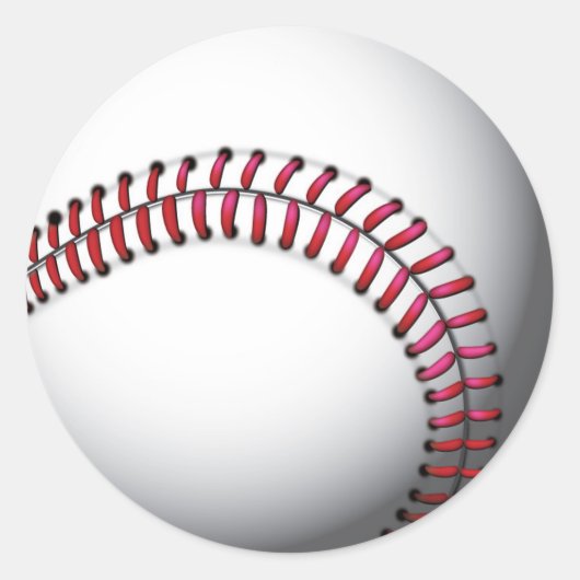 Sticker Rond Stickers/Baseball (Devant)