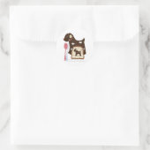 Sticker Rond Stickers-Bénédiction à main (Sac)