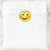 Sticker Rond "stickers Blushing (Sac)