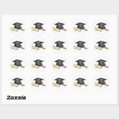Sticker Rond Stickers/Classe de certification de 20xx (Feuille)