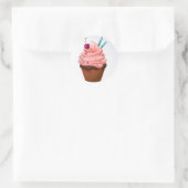 Sticker Rond Stickers/Cupcake (Sac)
