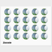 Sticker Rond Stickers/Golf (Feuille)