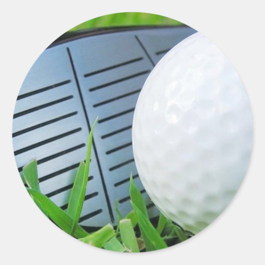Sticker Rond Stickers/Golf (Devant)