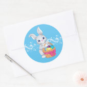 Sticker Rond Stickers-Lapin de Pâques (Enveloppe)