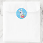 Sticker Rond Stickers-Lapin de Pâques (Sac)
