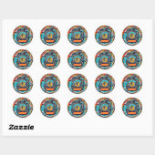 Sticker Rond Sticky Kevinty7 (Feuille)