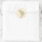 Sticker Rond Sticleur rond de broche (Sac)