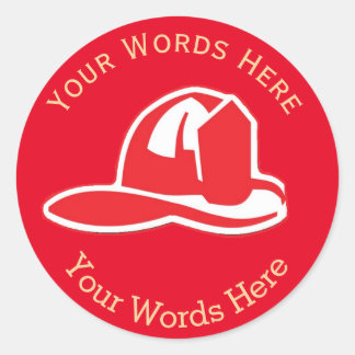 Sticker Rond Sticleur rond personnalisé Helmut Service d'incend