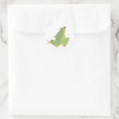 Sticker Rond Sticule grenouille verte - Petit (Sac)