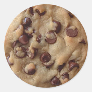 Sticker Rond Sticule rond Cookie Chip Chocolate